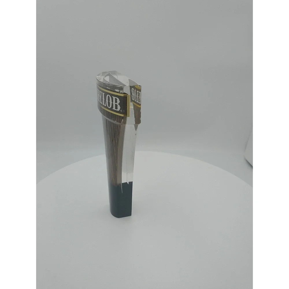 Michelob Beer Tap Handle Vintage Wood Grain Acrylic Wedge Home Bar Draft Pull